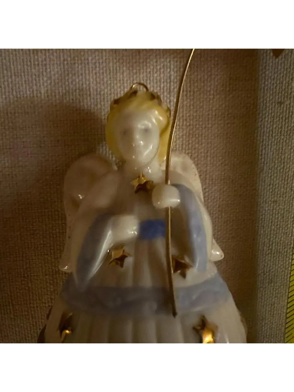 Vintage Lenox China Treasures Collection Christmas angel trinket box - NWOT